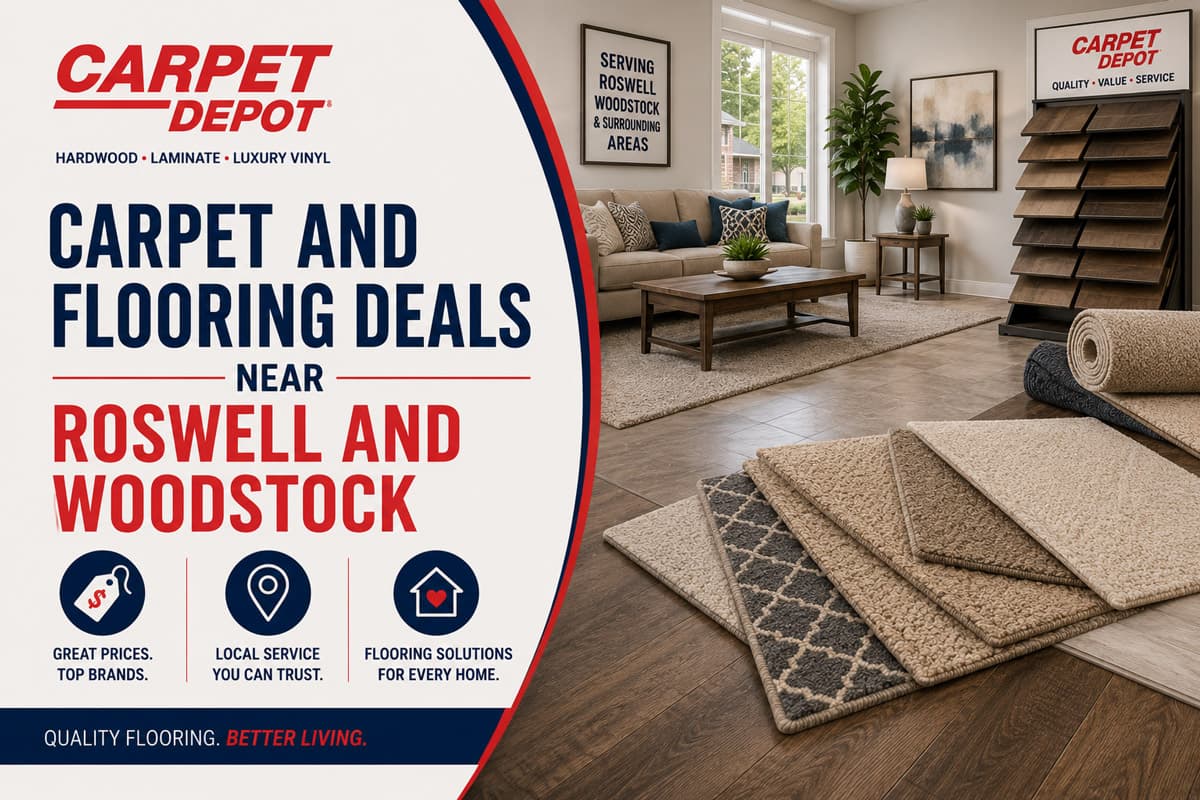 Carpet and Flooring Deals Near Roswell and Woodstock