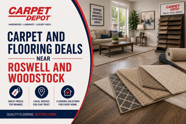 Carpet and Flooring Deals Near Roswell and Woodstock