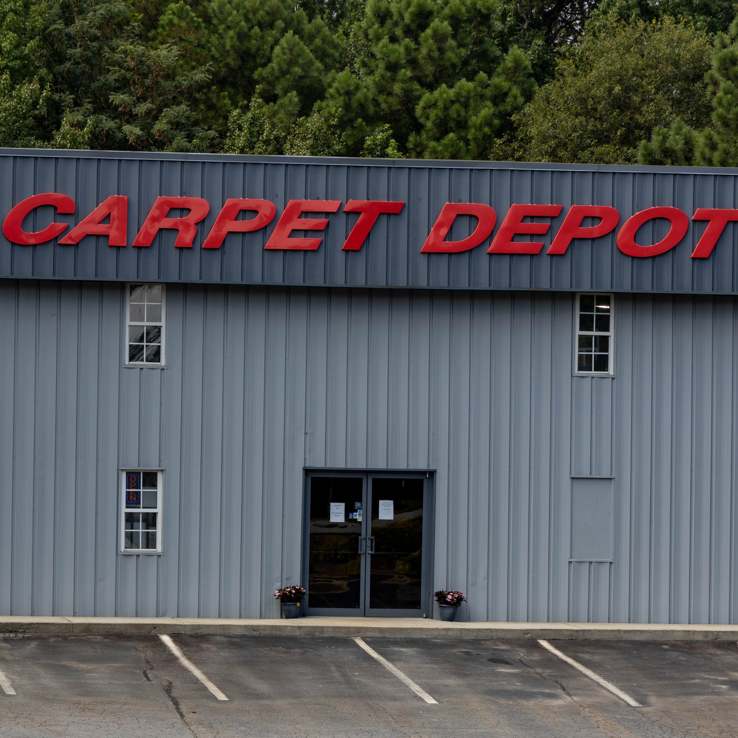 The Outside of Carpet Depot store in Snellville, GA