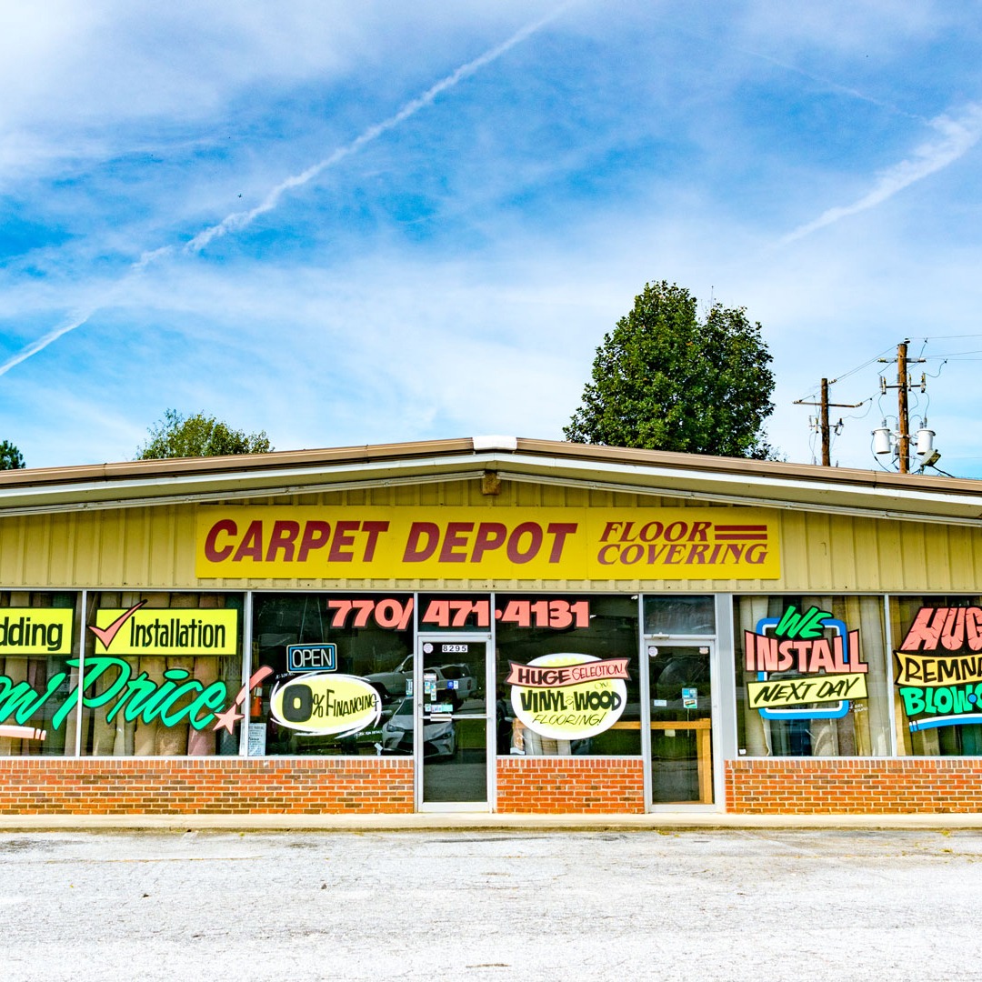 The Outside of Carpet Depot store in Jonesboro, GA